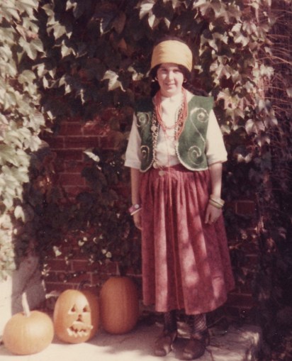 Me as a gypsy in the 4th grade